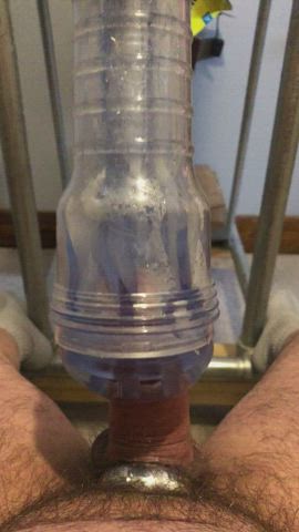 cum cumshot fleshlight fuck machine fucking machine jerk off solo clip