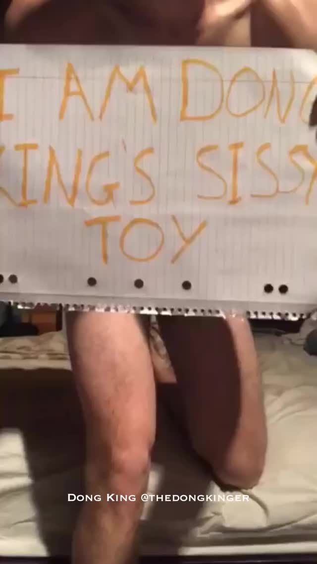Another sissy bitch declaring himself as Dong King’s sissy toy. Are you ready to