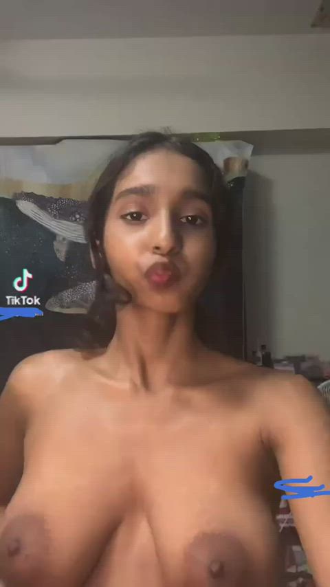 dancing exposed flash brown indian naked tiktok clip