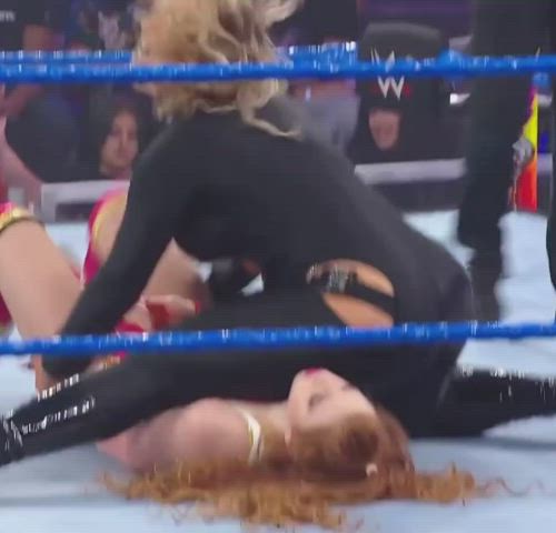 big ass booty pawg thick wrestling clip