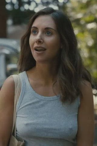 alison brie natural tits tits clip