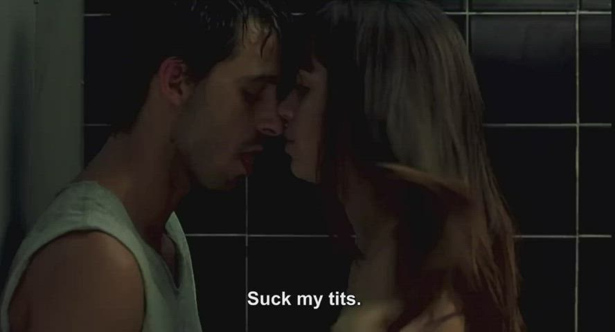 ana de armas celebrity sensual sex submissive sucking sucking tits clip