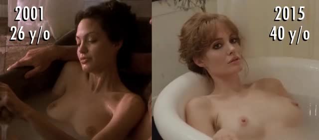 Angelina Jolie - Original Sin (2001) vs By the Sea (2015) - Nude Comparison - NSFW