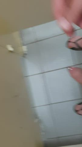 Cum Gay Pierced Public Toilet clip