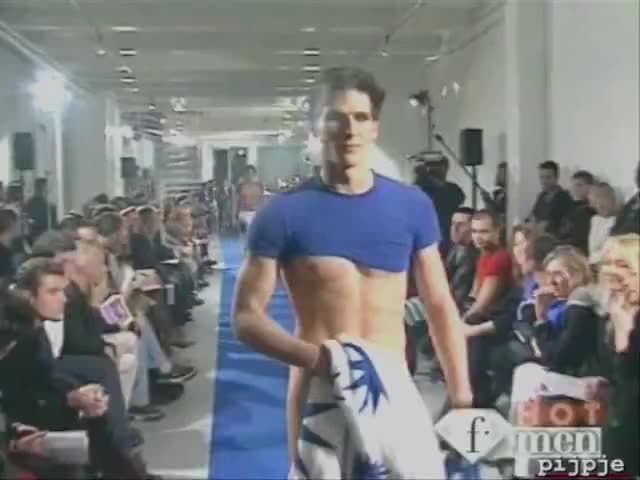 Jake F @InNeedOfHimbos · Feb 8 Male model cock popout at fashion show #cmnm