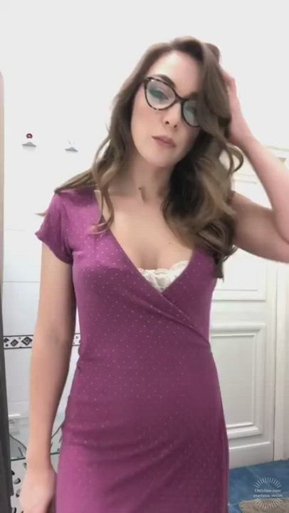 Dress Lingerie Natural Tits OnlyFans Russian Strip Tits Underwear Undressing clip