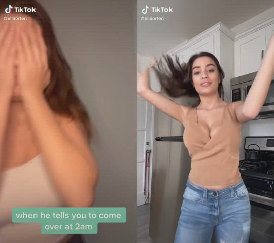 Big Tits Dancing Jiggling TikTok clip