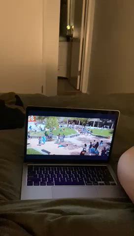 My baby loves something to suck on while we watch shows