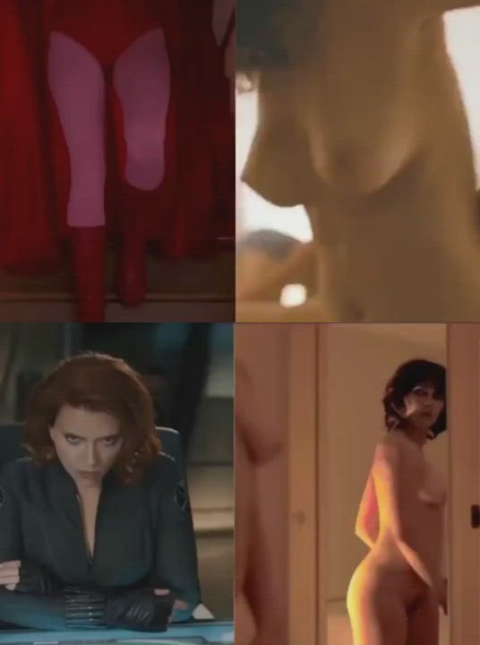 Elizabeth Olsen Nude Scarlett Johansson clip