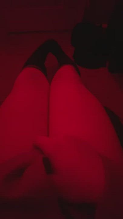 Thighs, cock, panties, reveal, thigh highs! what else could you need on a sunday