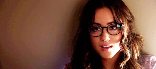 Chloe Bennet sexy glasses