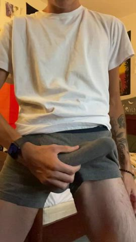 big dick cock gay slow motion underwear massive-cock clip