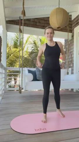 Reese Witherspoon Spandex Workout clip