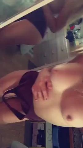 Blonde Solo Tits Ass Swimsuit clip