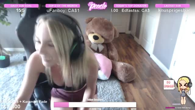 When STPeach Gets Up? | THICC | Twitch Stream Moments