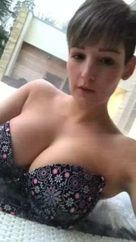 Amateur Nipple Swimsuit clip