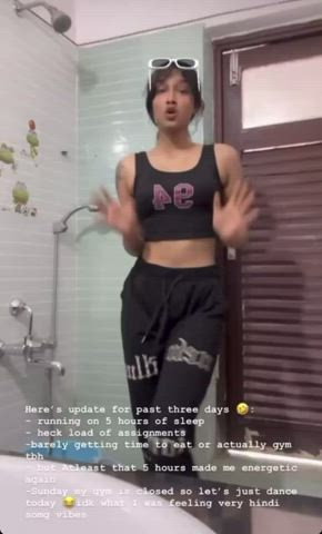 dancing desi indian teen clip