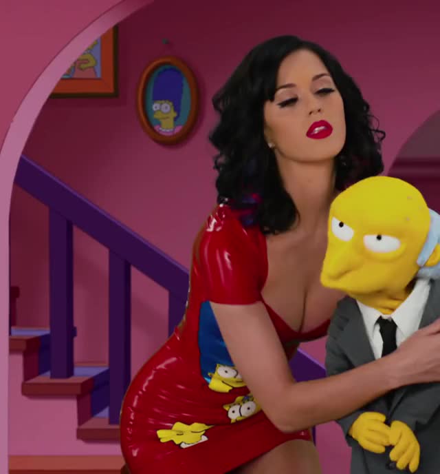 Katy Perry - The Simpsons GIF new