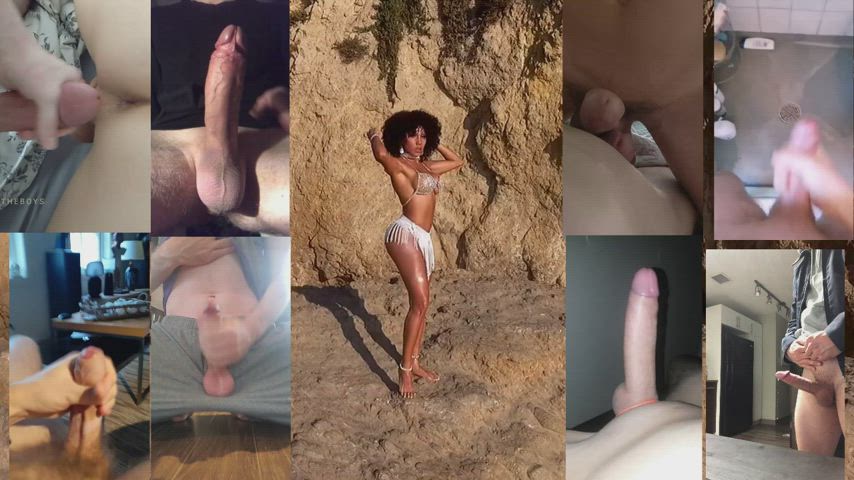 BabeCock Big Ass Big Tits Bikini Cock Cum Dancing Frotting Latina Orgasms clip