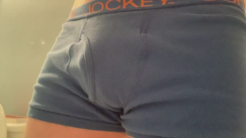 (M19) first time pissing in my underwear was so fucking hot i ended up popping a