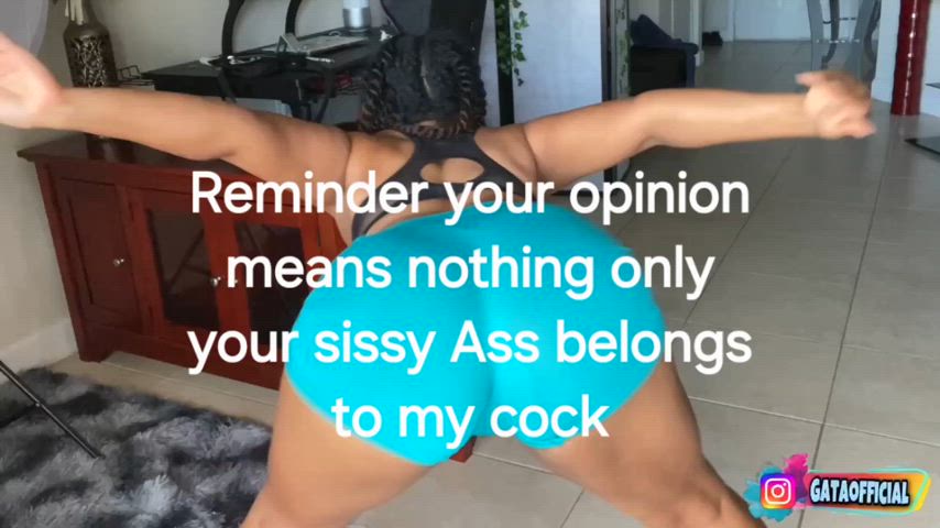 ass sissy sissy slut sissycaption feminization-sissy-captions clip