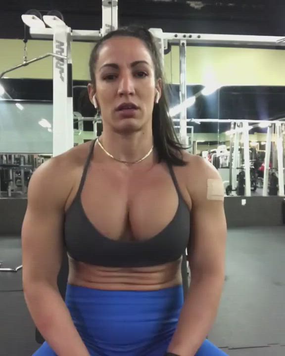 Cuban Fitness Muscular Girl clip