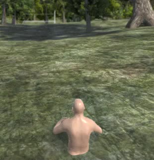 Self censoring naked man walk gamedev