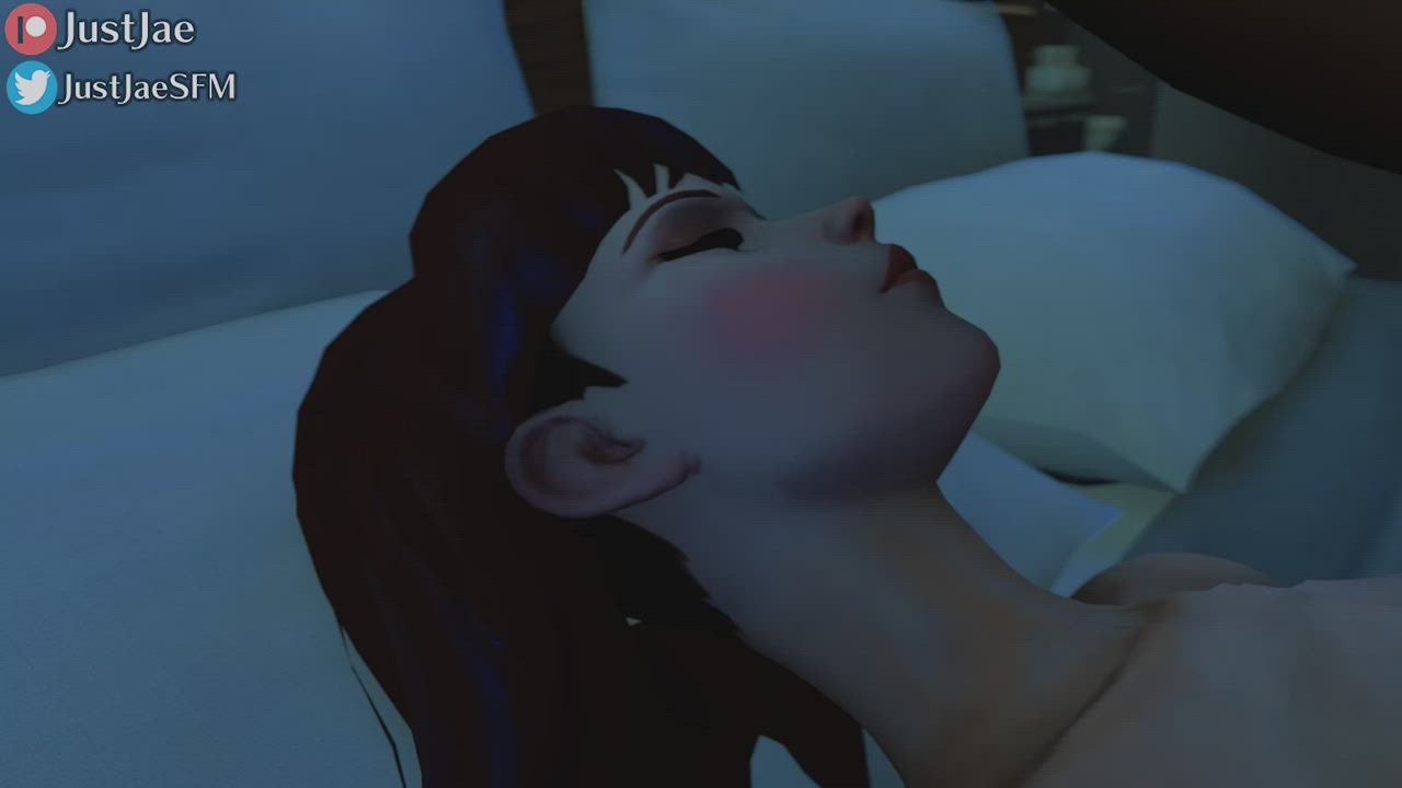 Sombra wakes up D.Va with an ass full of farts [OC]