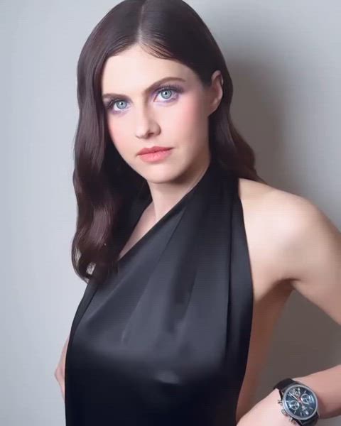 alexandra daddario big eyes blue eyes celebrity makeup clip