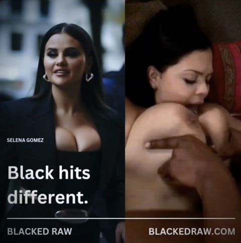 Selena Gomez for BLACKED RAW