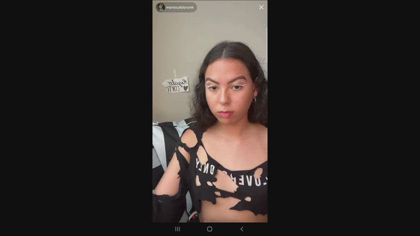 Latina Nipslip TikTok clip