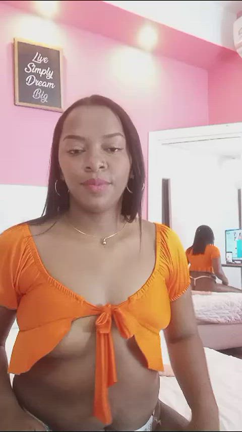 lingerie latina ebony sensual camgirl webcam teen tits boobs clip