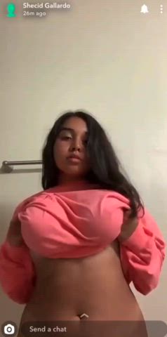 big tits latina natural tits teen titty drop clip