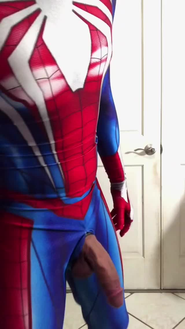 Want some of my huge spidey cock? ?