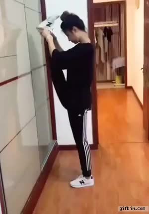 girl-stretching