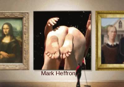 Mark Heffron - Self Spanking Art