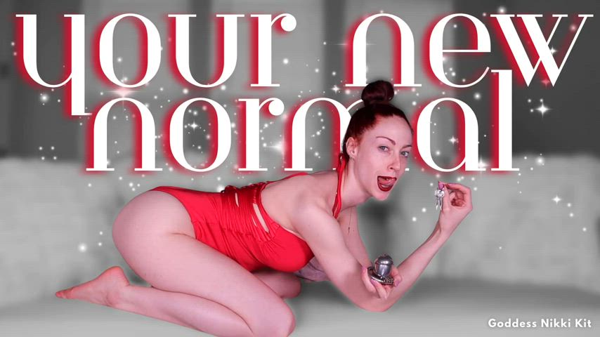Your New Normal - Permanent Chastity [NEW CLIP by FemDom Goddess Nikki Kit]