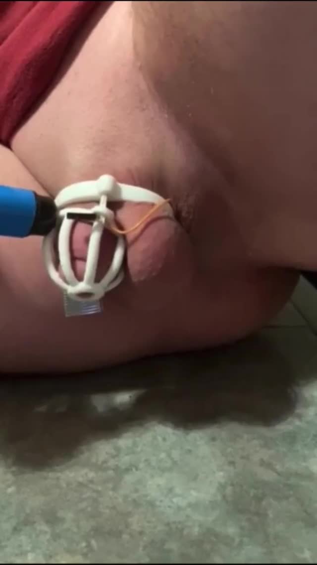 Sissy anal orgasm ruined chastity 10 times hands free