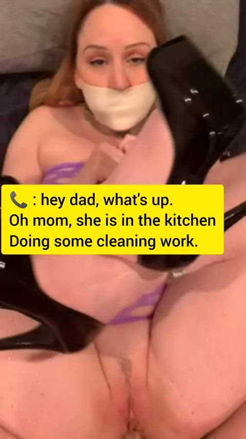 Always keep ur mom's mouth shut and pussy filled