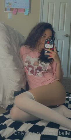 18 Years Old Cute Flashing Glasses Homemade Legs Legs Up OnlyFans Panties Teen clip