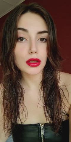 femdom fetish findom goddess humiliation leather lipstick master/slave r/sph clip