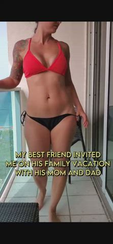 Best Friend Bangs Cheating Mom on Vacation
