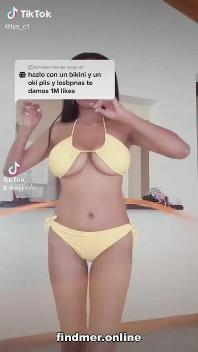 Amateur Big Ass Big Tits Bikini Boobs Booty Bouncing Bouncing Tits Brunette Bubble