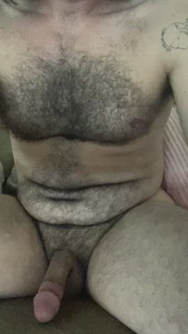 How would you please my big hairy cock?? 🖤😈🖤