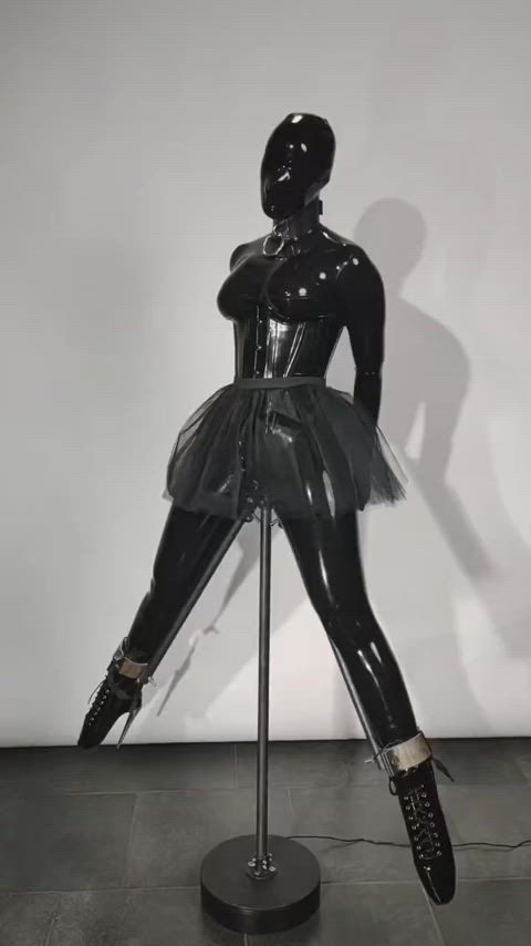 bdsm bondage latex rubber clip