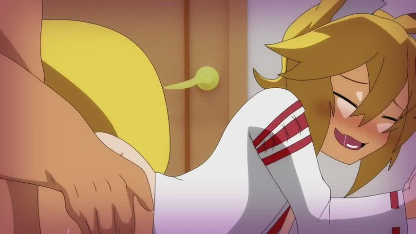 Animation Anime Cartoon Cute Doggystyle Hentai Tail Plug Tiny Waist Virgin clip