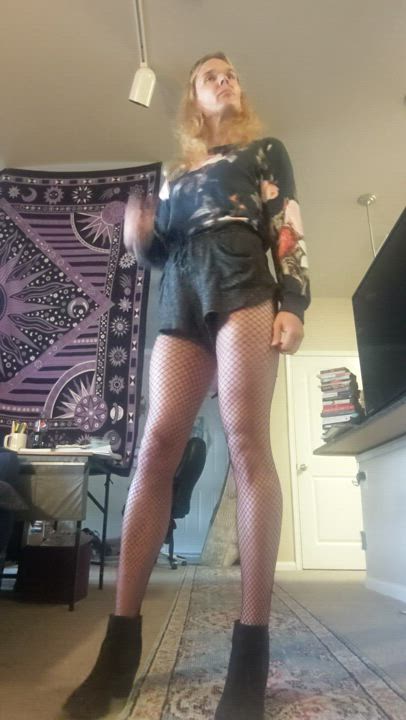 femboy heels stockings trans twink clip