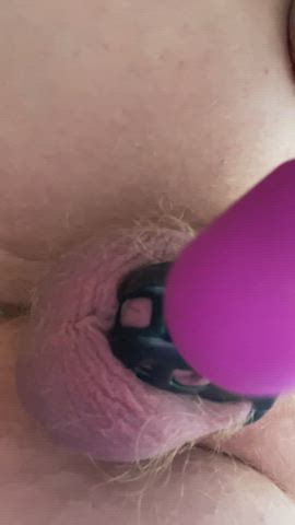 Chastity Cumshot Vibrator clip