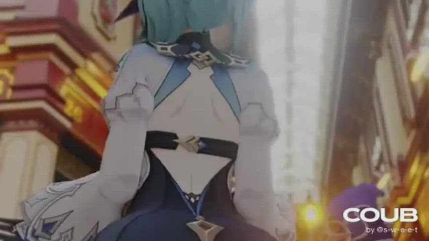Animation Anime Ass Ass Clapping Big Ass Big Tits Hentai POV Twerking clip