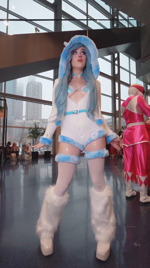 cosplay costume egirl fansly monster girl onlyfans tiktok clip